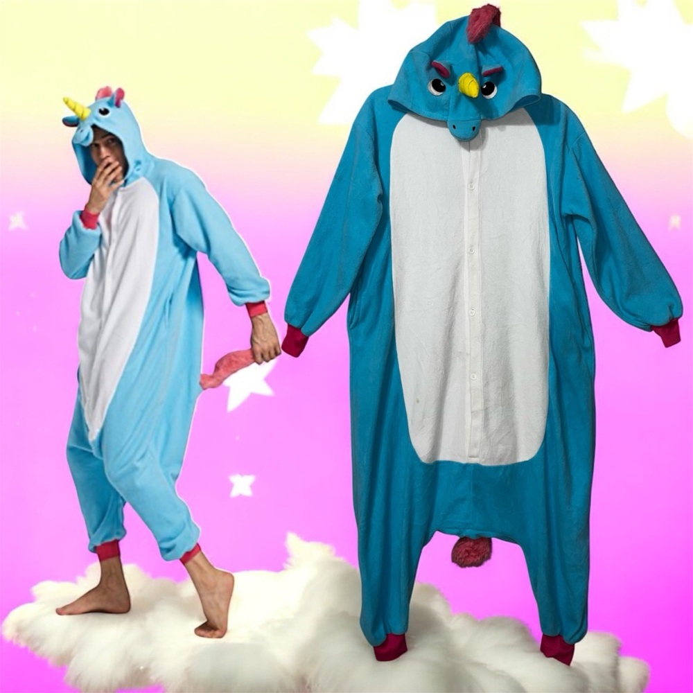 King Fun Adult Unisex unicorn pajama Costume Kigurumi
